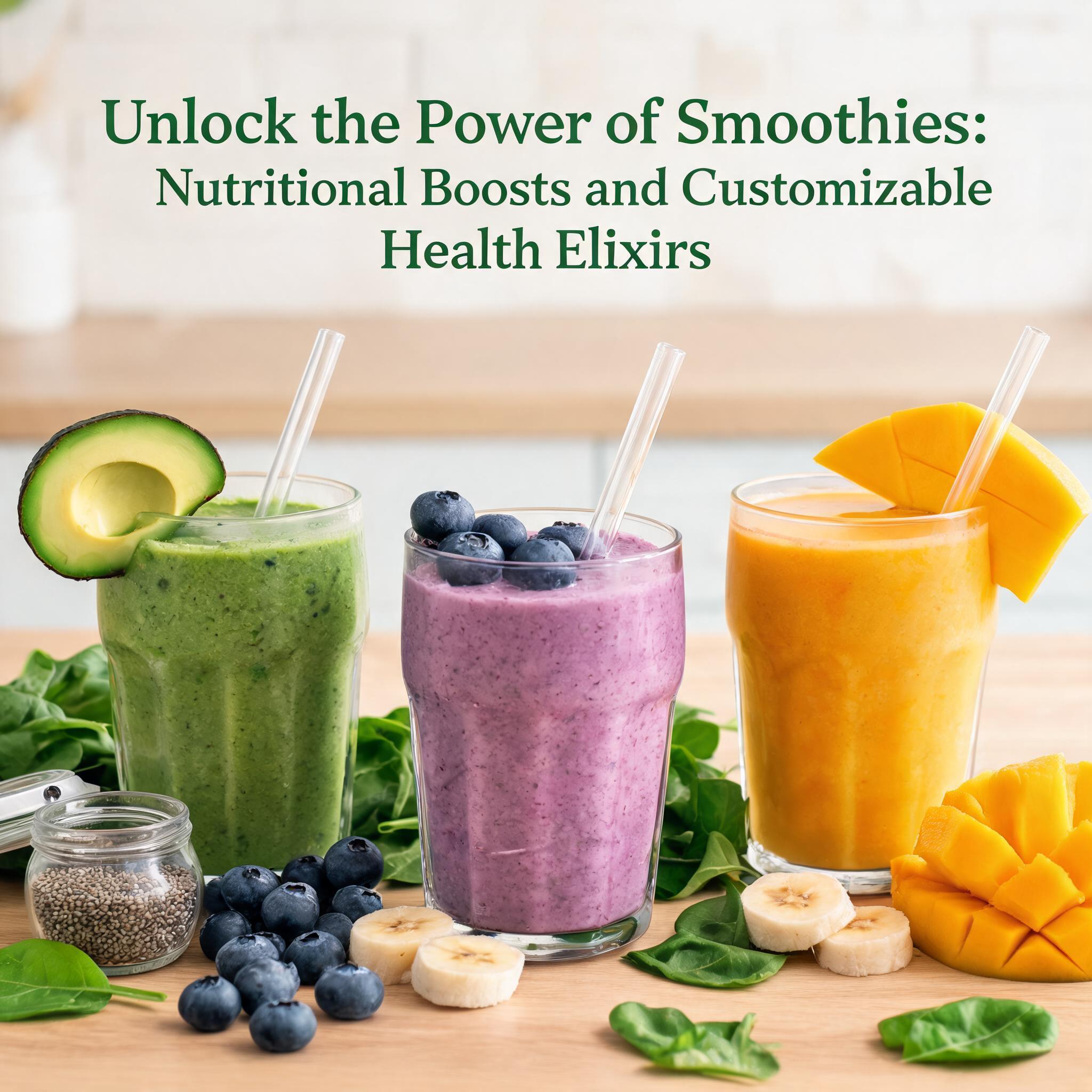 Nutritional Boosts and Customizable Health Elixirs