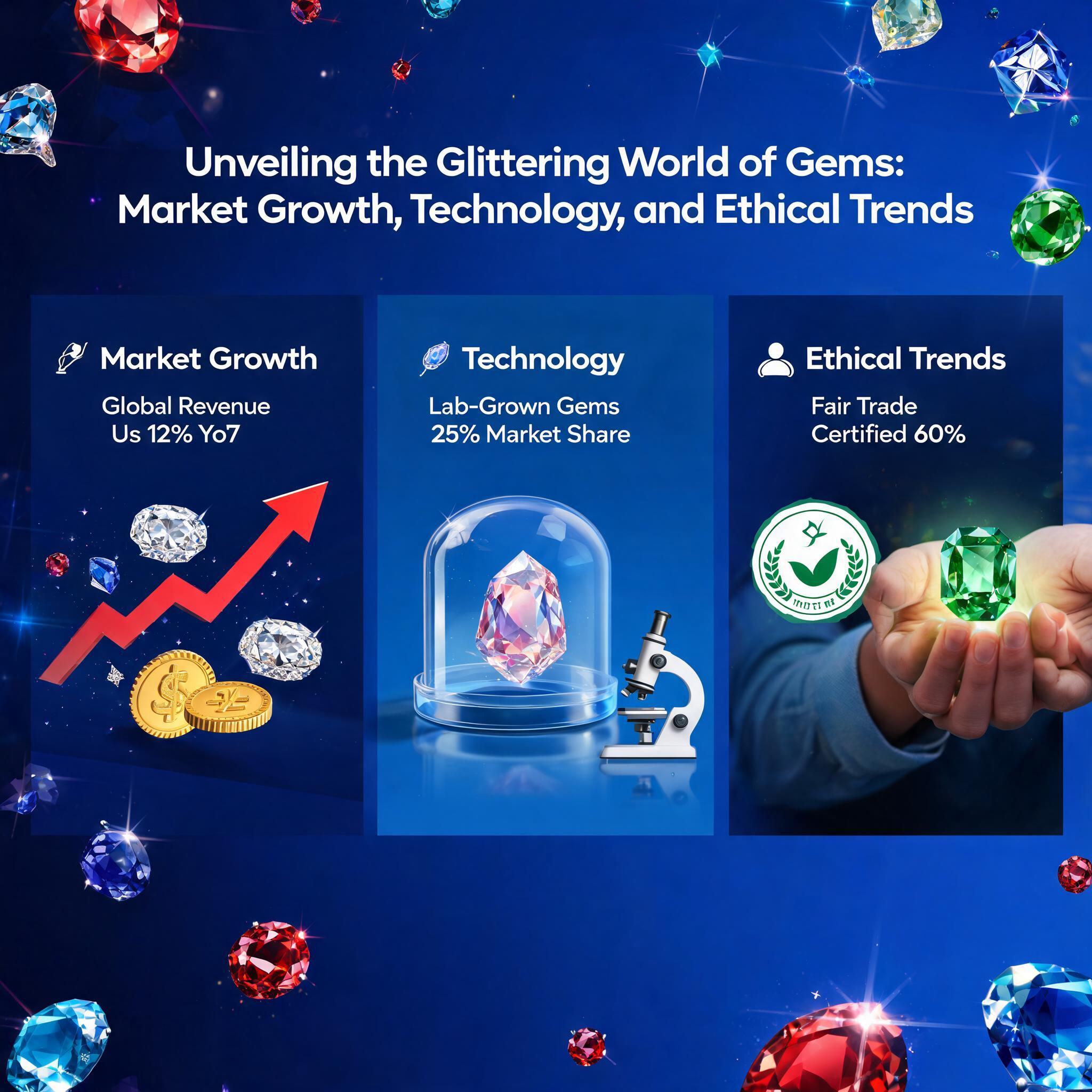 Unveiling the Glittering World of Gems: Market Growth, Technology, and Ethical Trends Unveiling the Glittering World of Gems