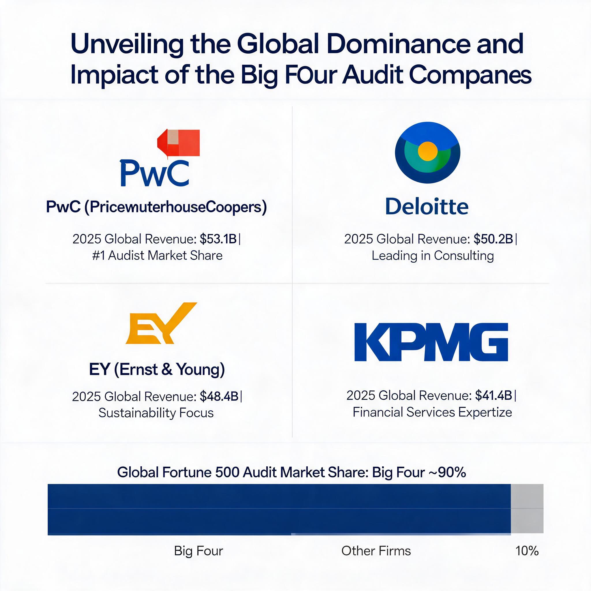 Unveiling the Global Dominance and Impact of the Big Four Audit Companies