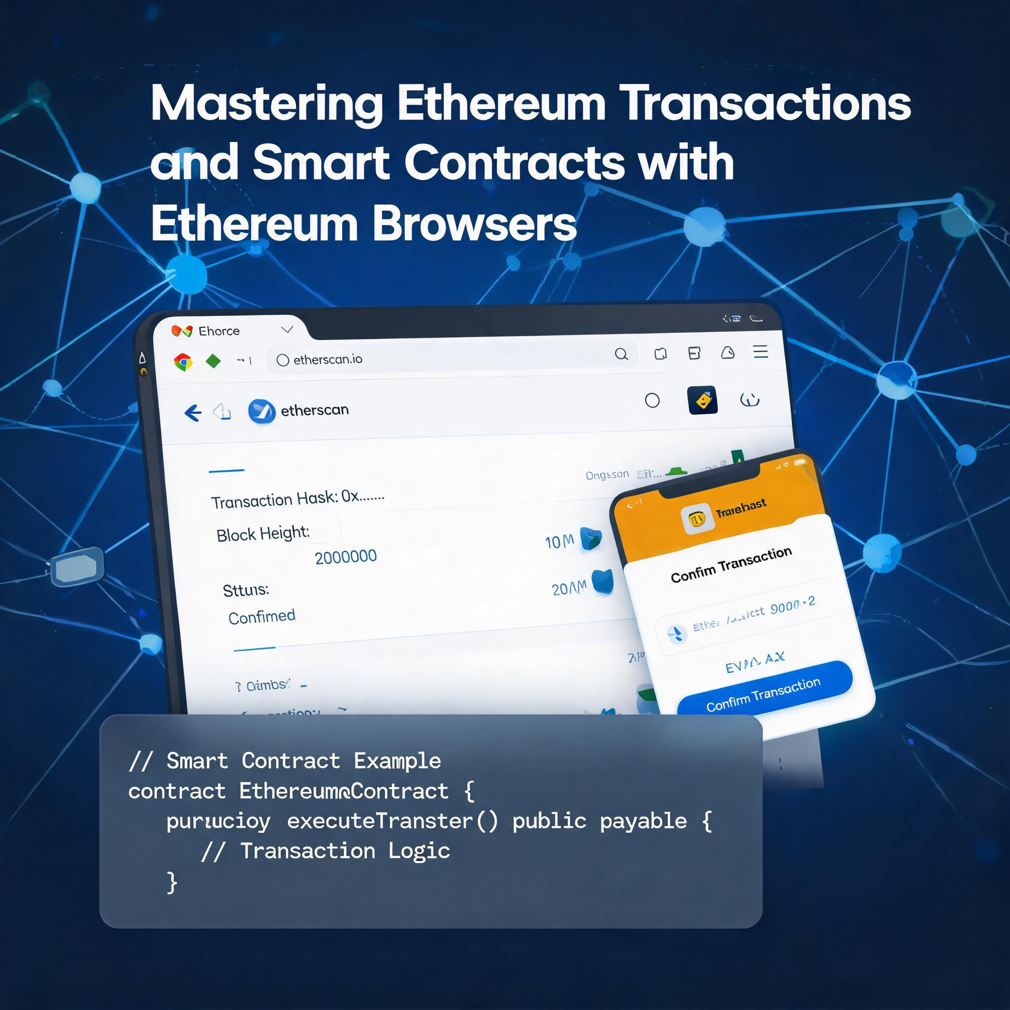 Mastering Ethereum Transactions and Smart Contracts with Ethereum Browsers