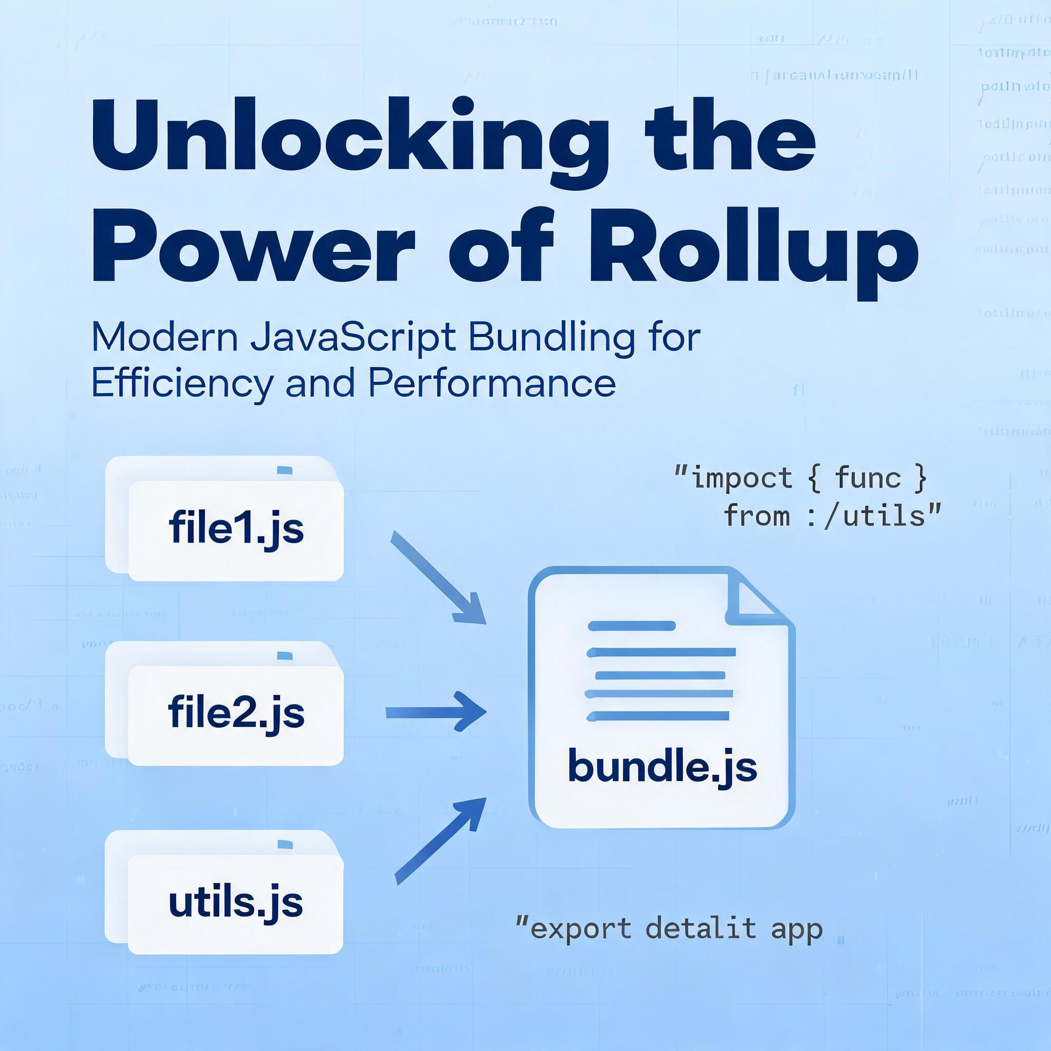Modern JavaScript Bundling for Efficiency and Performance