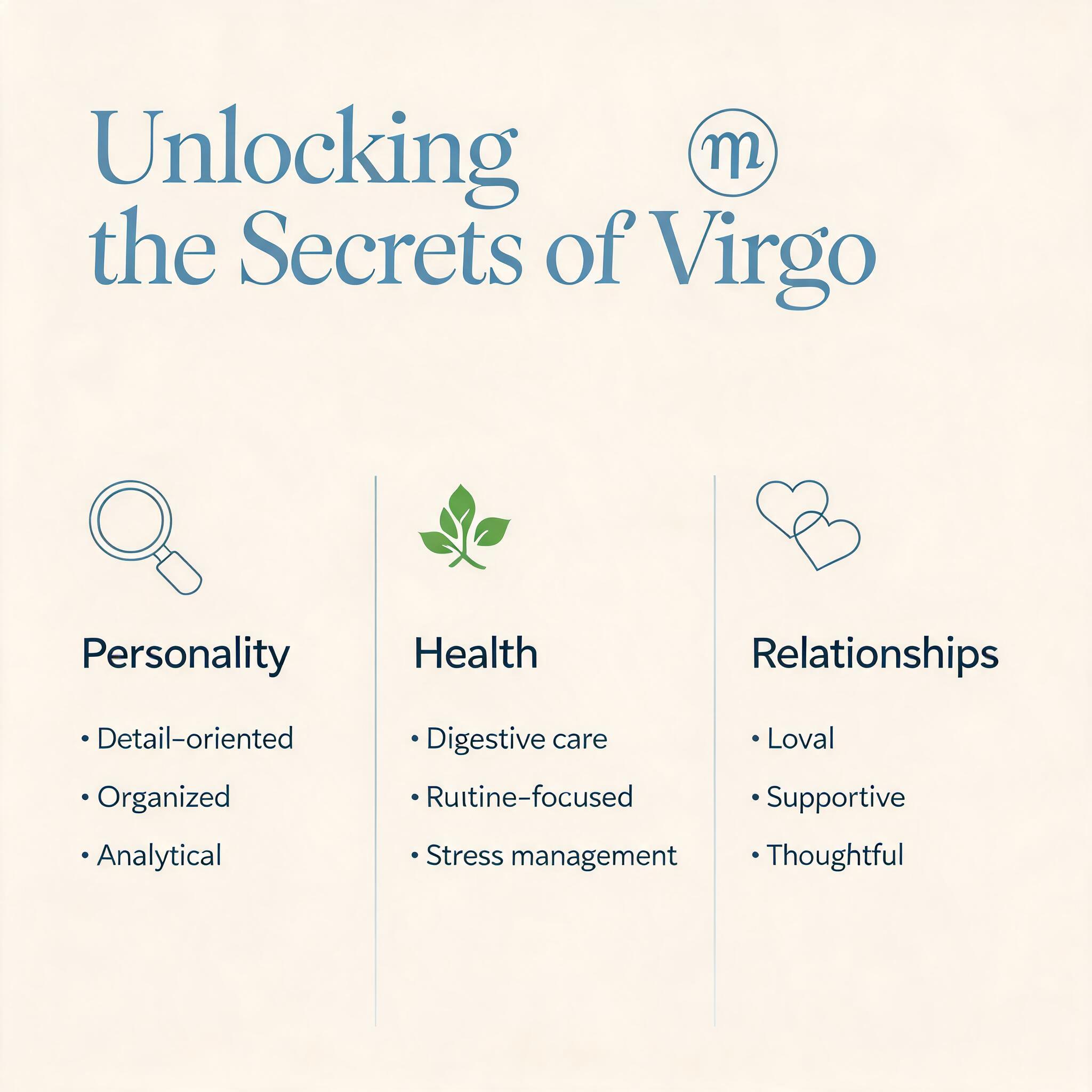 Unlocking the Secrets of Virgo