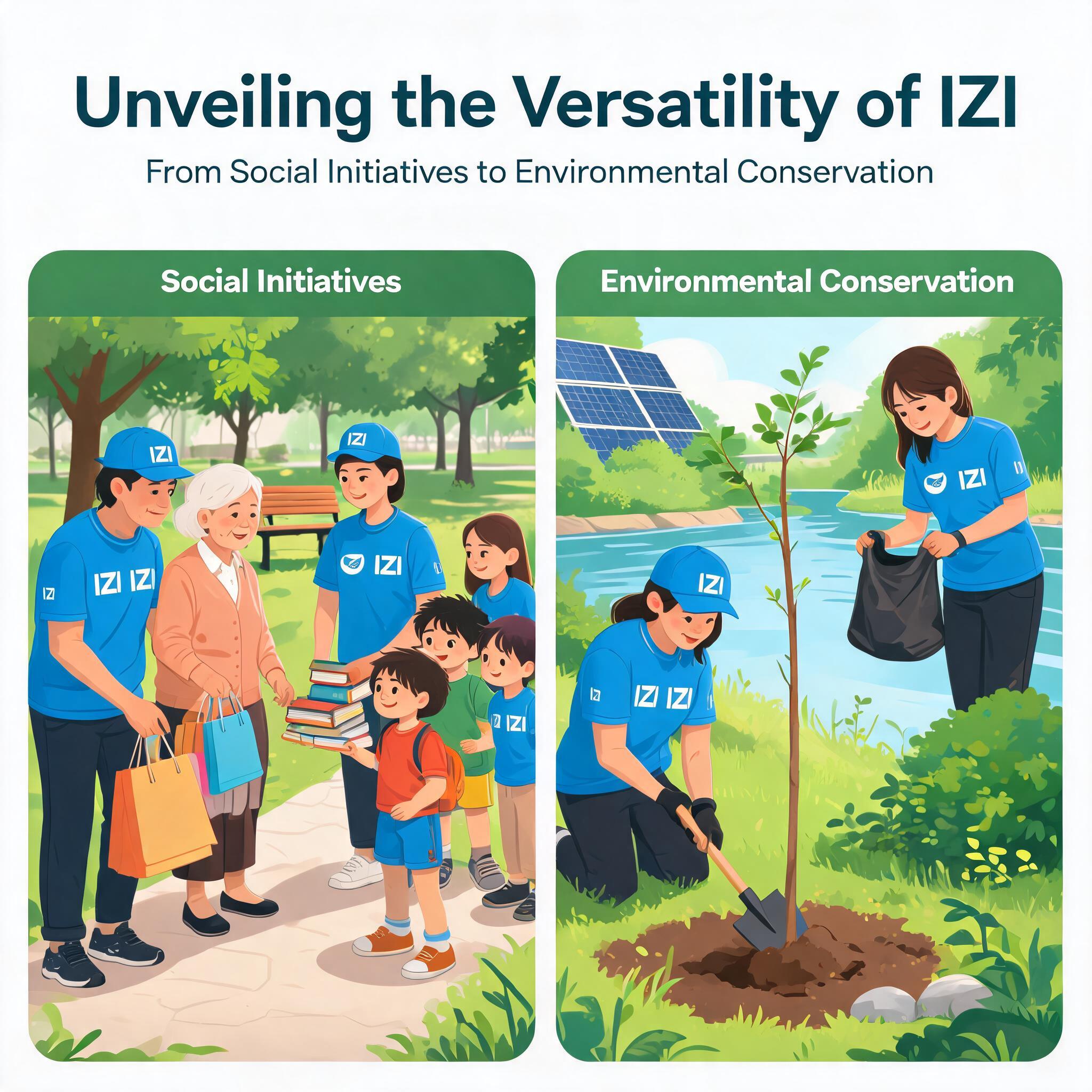 Unveiling the Versatility of IZI: From Social Initiatives to Environmental Conservation From Social Initiatives to Environmental Conservation