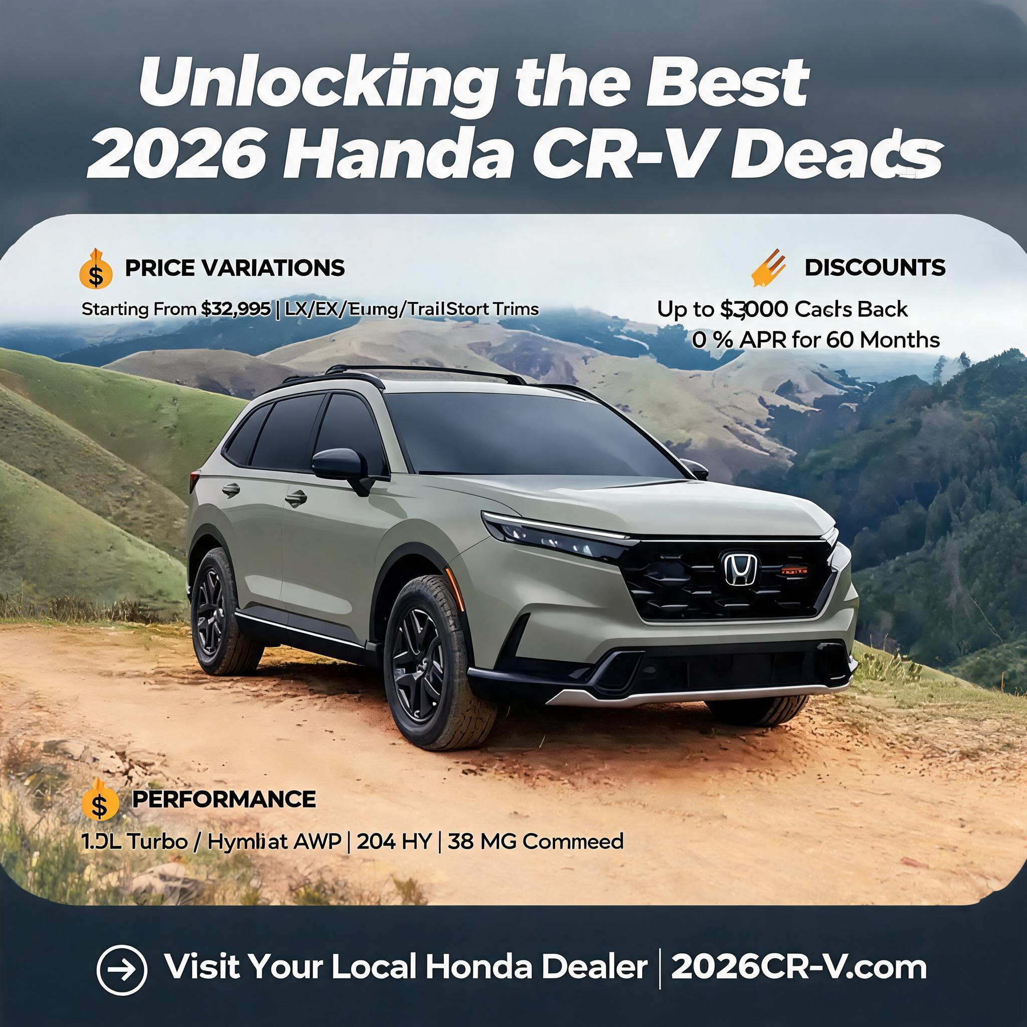 Unlocking the Best 2026 Honda CR-V Deals: Price Variations, Discounts, and Performance Unlocking the Best 2026 Honda CR