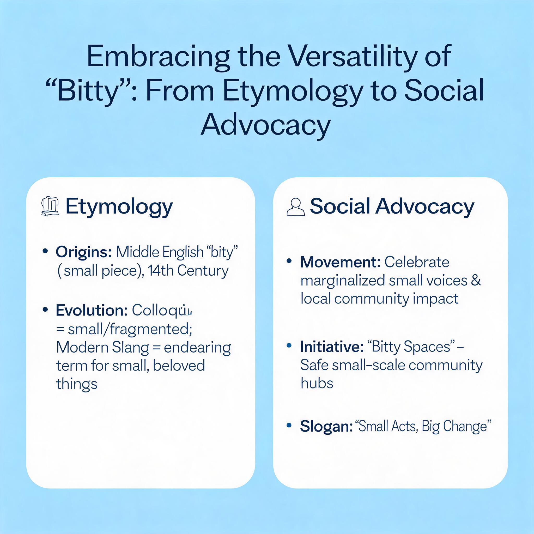 From Etymology to Social Advocacy