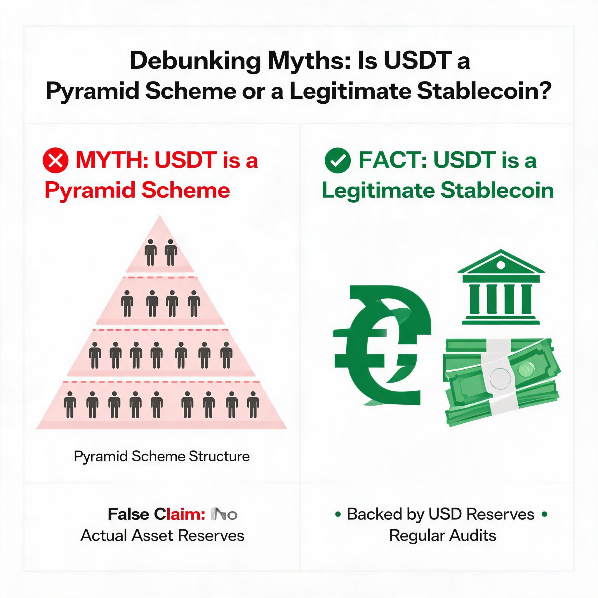 Is USDT a Pyramid Scheme or a Legitimate Stablecoin