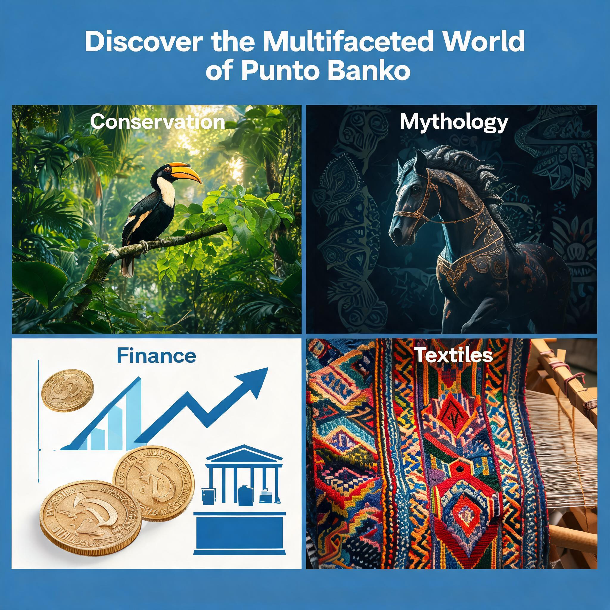 Discover the Multifaceted World of Punto Banko: Conservation, Mythology, Finance, and Textiles Discover the Multifaceted World of Punto Banko