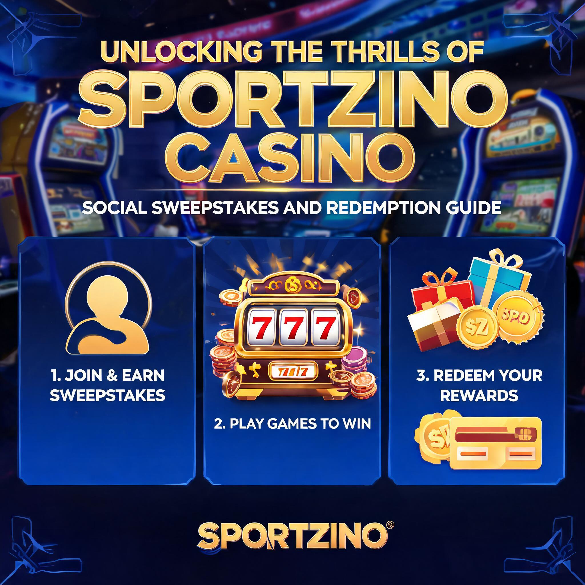 Unlocking the Thrills of Sportzino Casino: Social Sweepstakes and Redemption Guide Unlocking the Thrills of Sportzino Casino