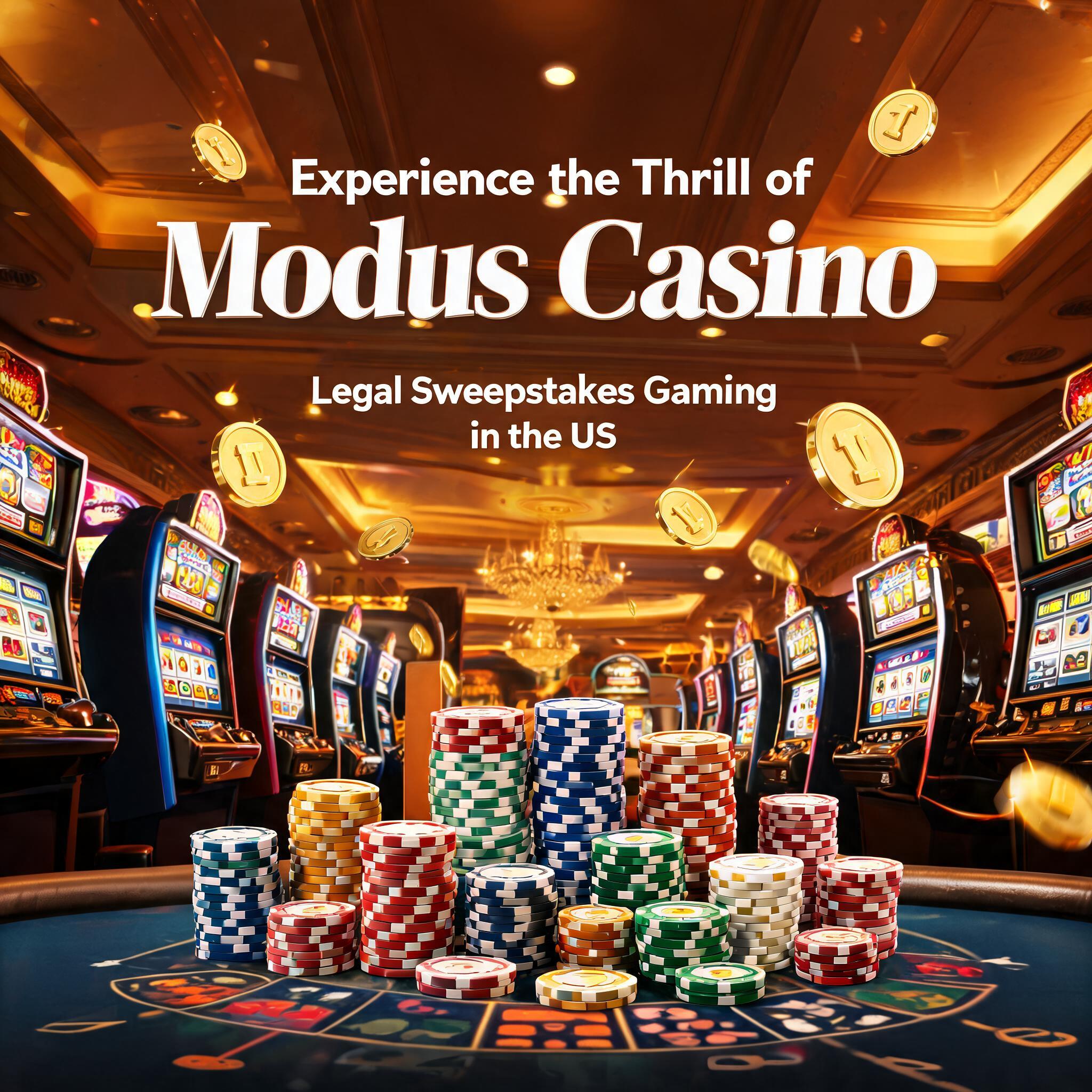 Experience the Thrill of Modus Casino: Legal Sweepstakes Gaming in the US Experience the Thrill of Modus Casino