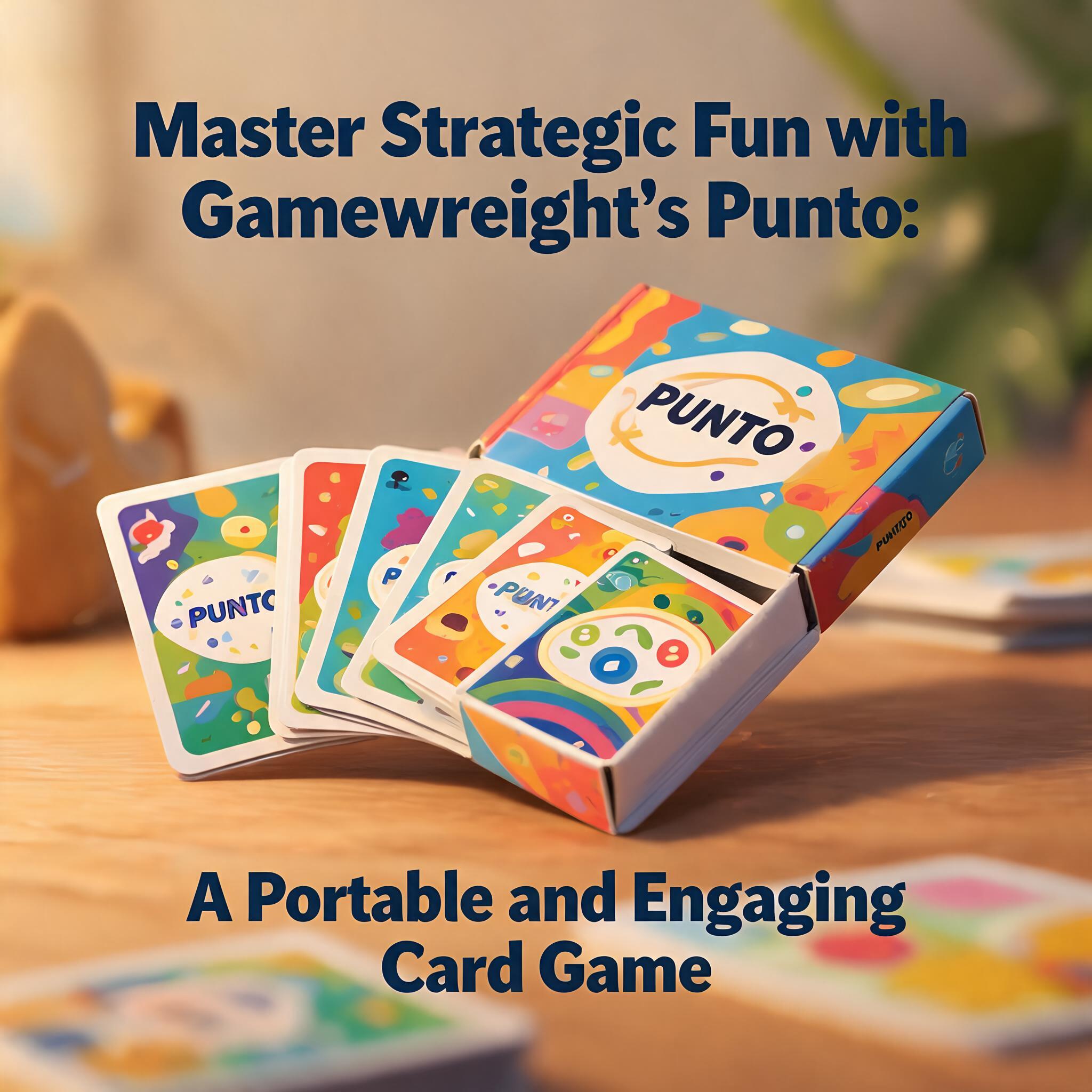 Master Strategic Fun with Gamewright's Punto: A Portable and Engaging Card Game Master Strategic Fun with Gamewright