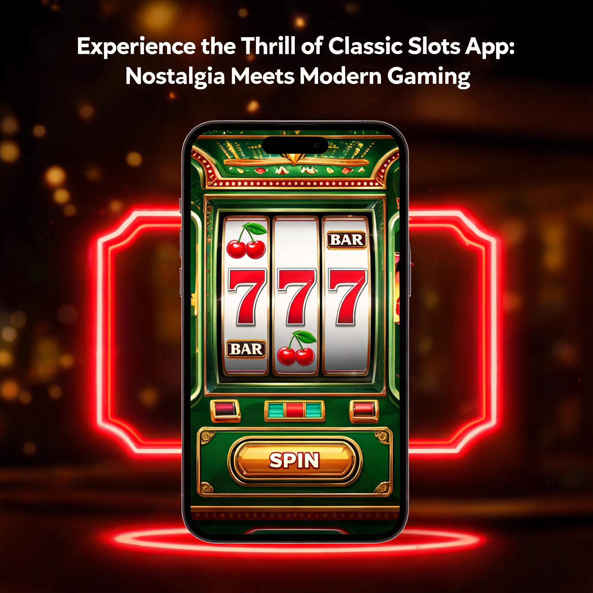 Experience the Thrill of Classic Slots App: Nostalgia Meets Modern Gaming Experience the Thrill of Classic Slots App