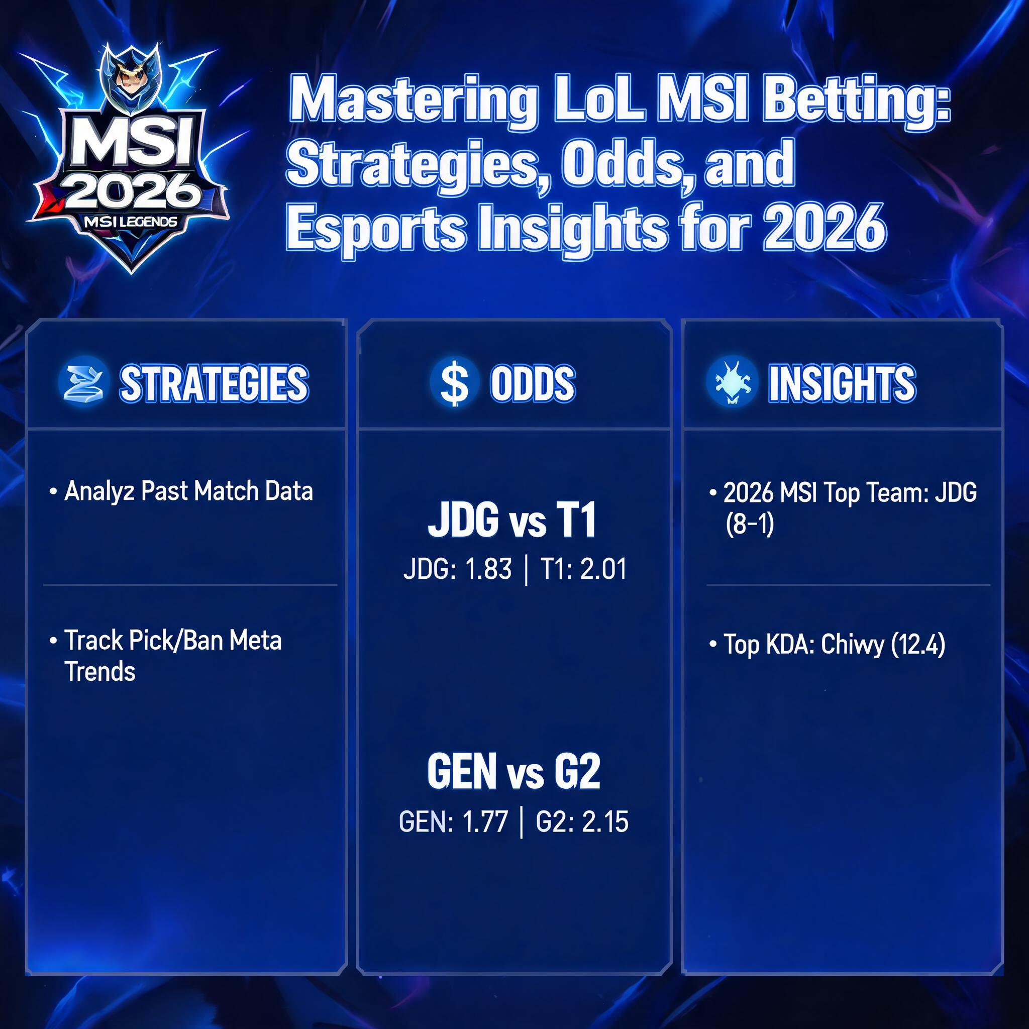 Mastering Lol MSI Betting: Strategies, Odds, and Esports Insights for 2026 and Esports Insights for 2026
