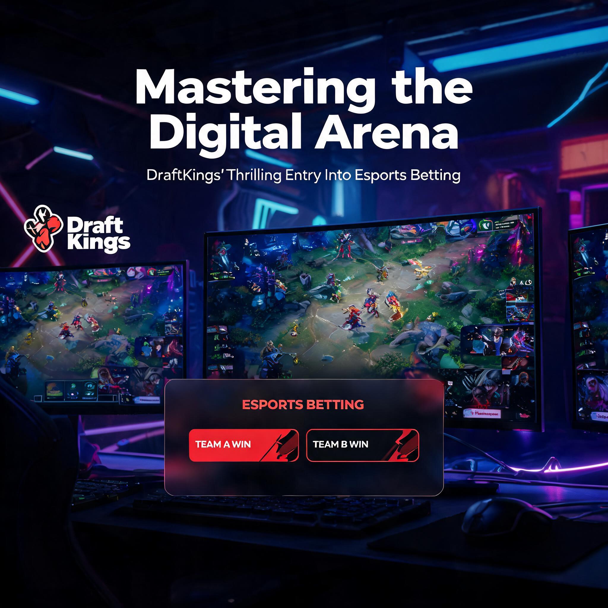 Mastering the Digital Arena: DraftKings' Thrilling Entry into Esports Betting Thrilling Entry into Esports Betting
