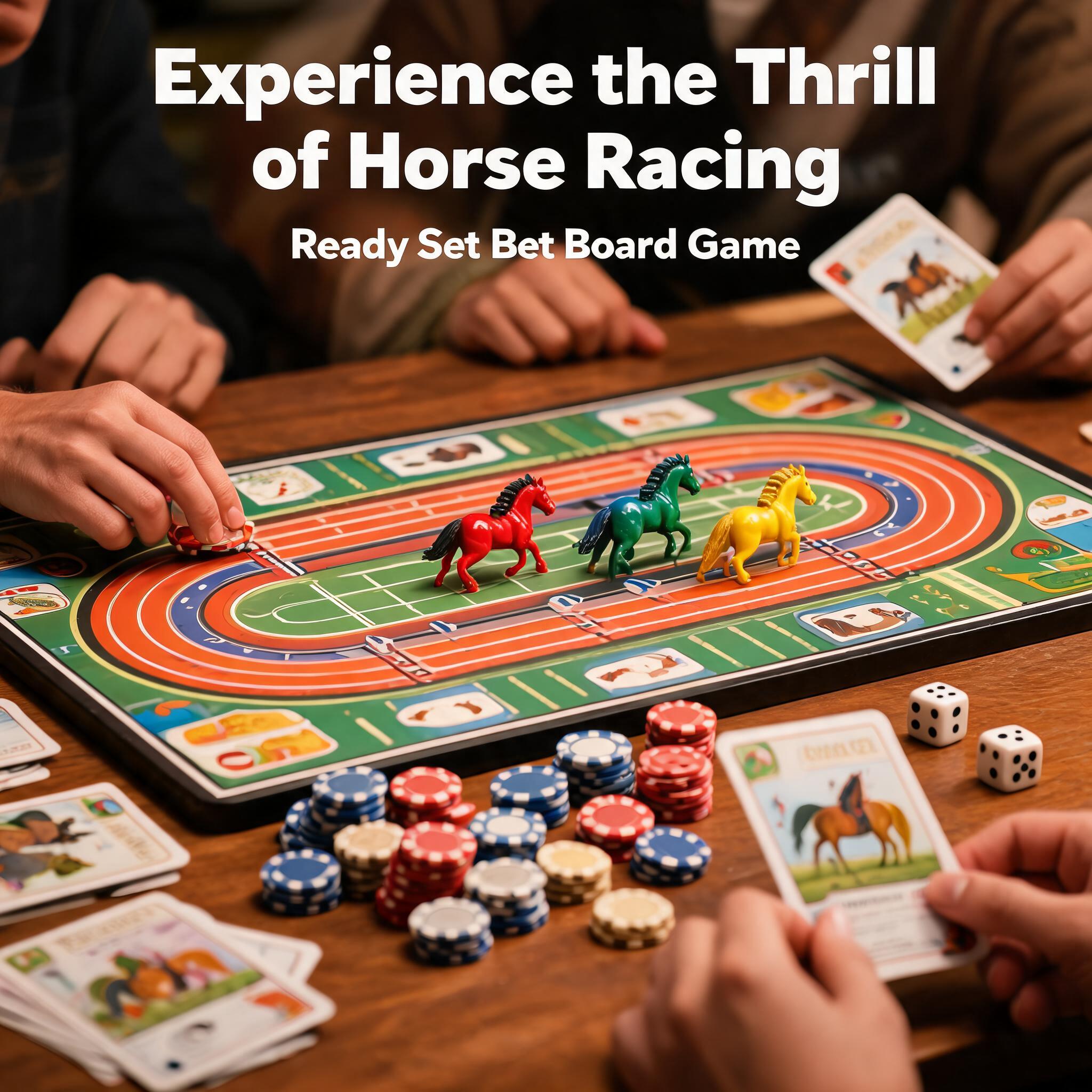 Experience the Thrill of Horse Racing with Ready Set Bet Board Game Experience the Thrill of Horse Racing with Ready Set Bet Board Game