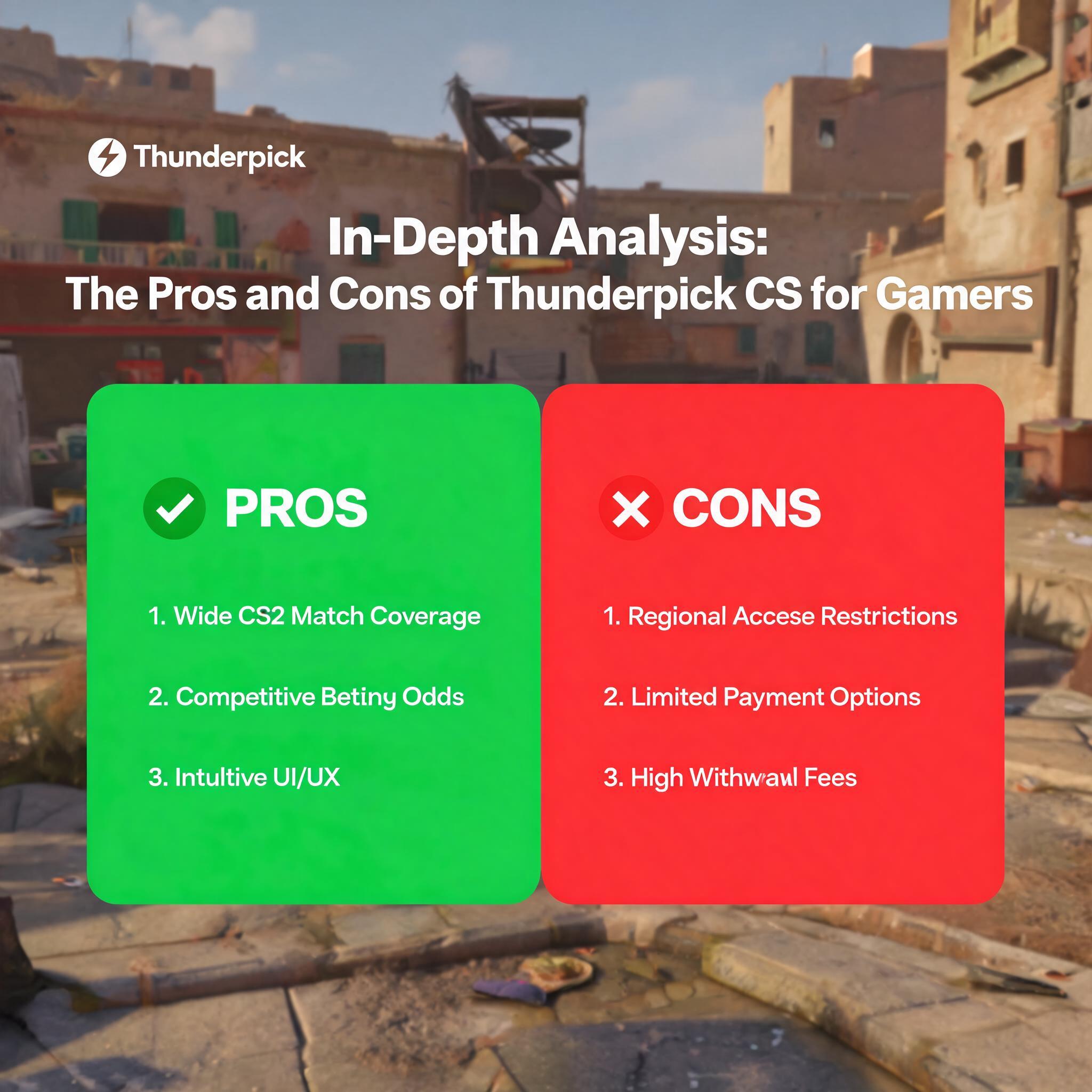 The Pros and Cons of Thunderpick CS for Gamers