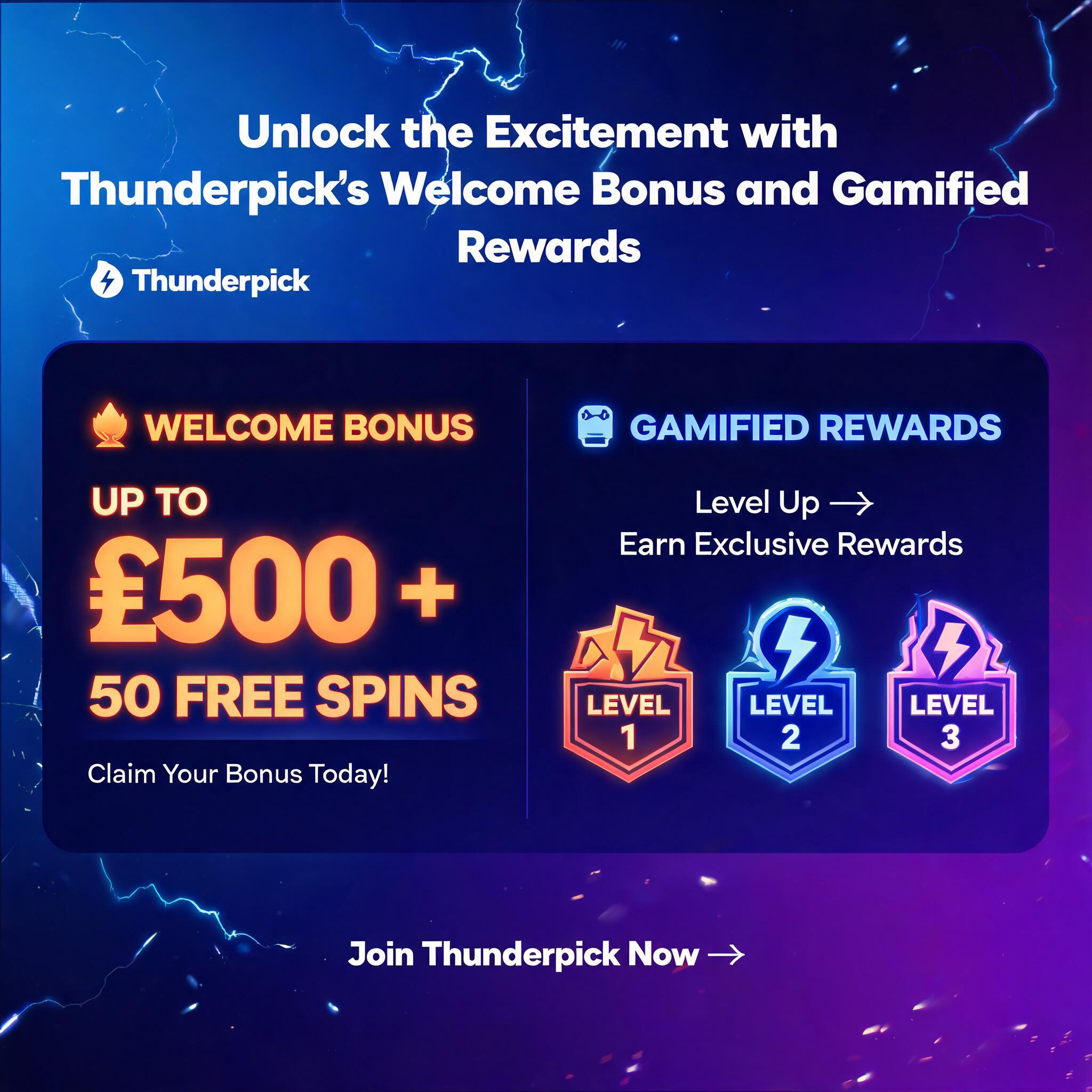 Unlock the Excitement with Thunderpick's Welcome Bonus and Gamified Rewards Unlock the Excitement with Thunderpick