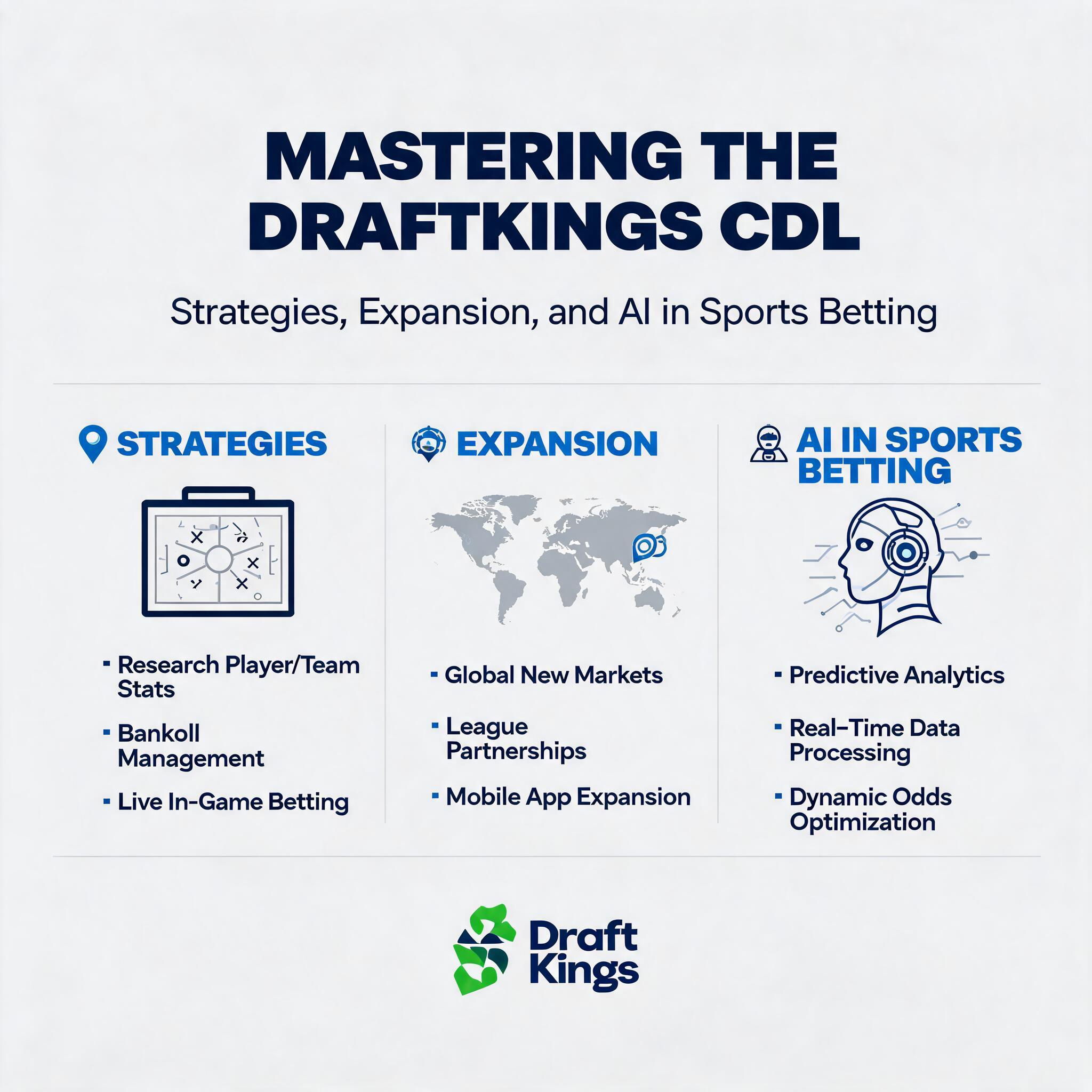Mastering the DraftKings cdl: Strategies, Expansion, and AI in Sports Betting Mastering the DraftKings cdl