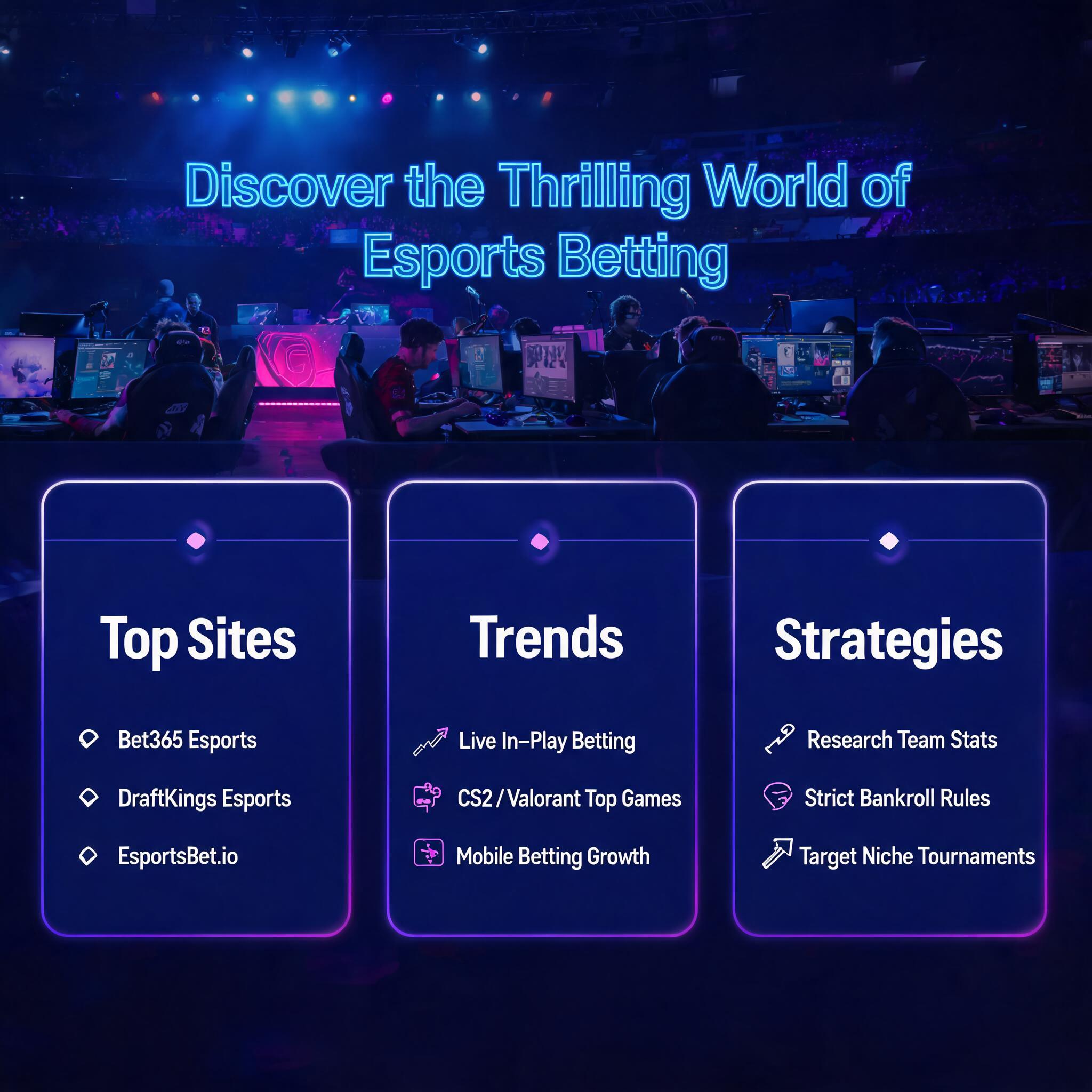 Discover the Thrilling World of Esports Betting: Top Sites, Trends, and Strategies Discover the Thrilling World of Esports Betting