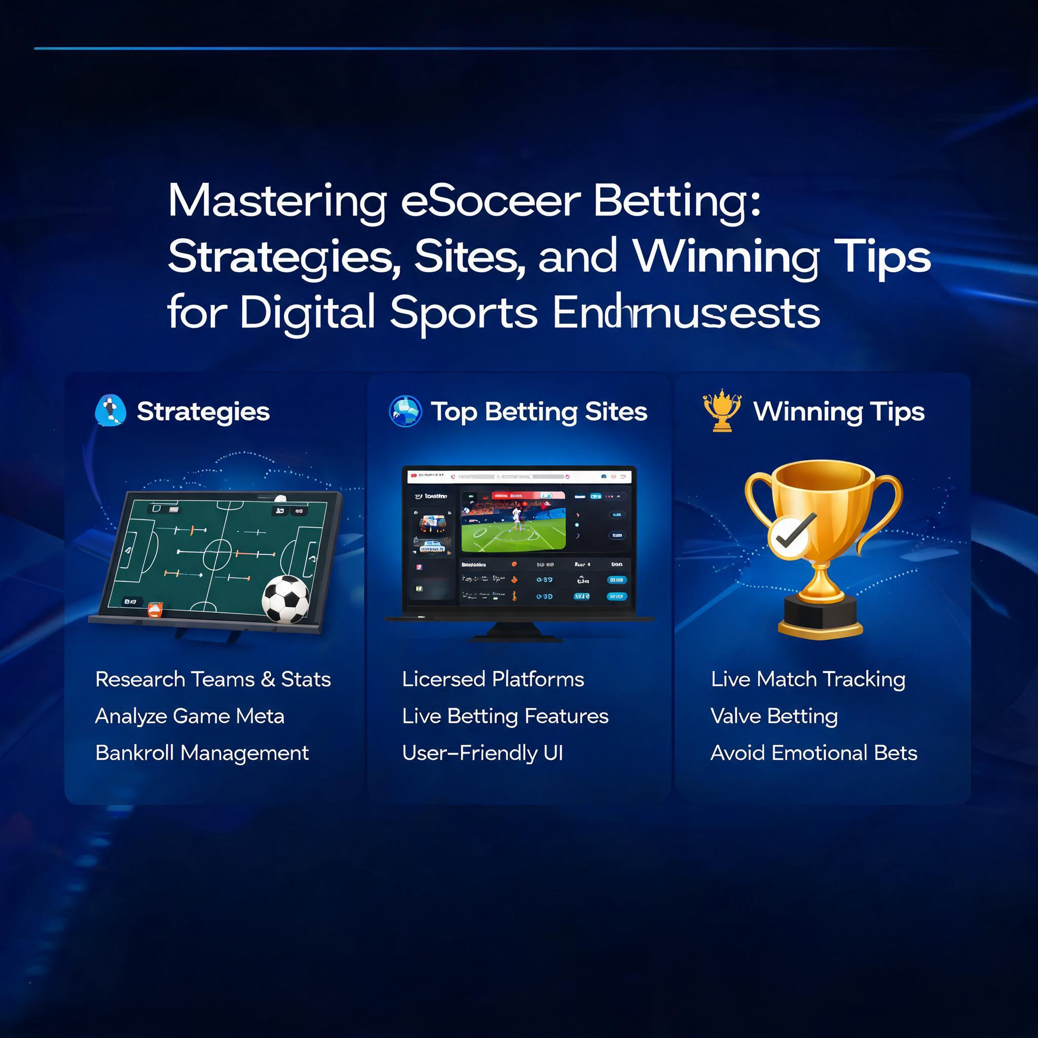 Mastering eSoccer Betting: Strategies, Sites, and Winning Tips for Digital Sports Enthusiasts and Winning Tips for Digital Sports Enthusiasts