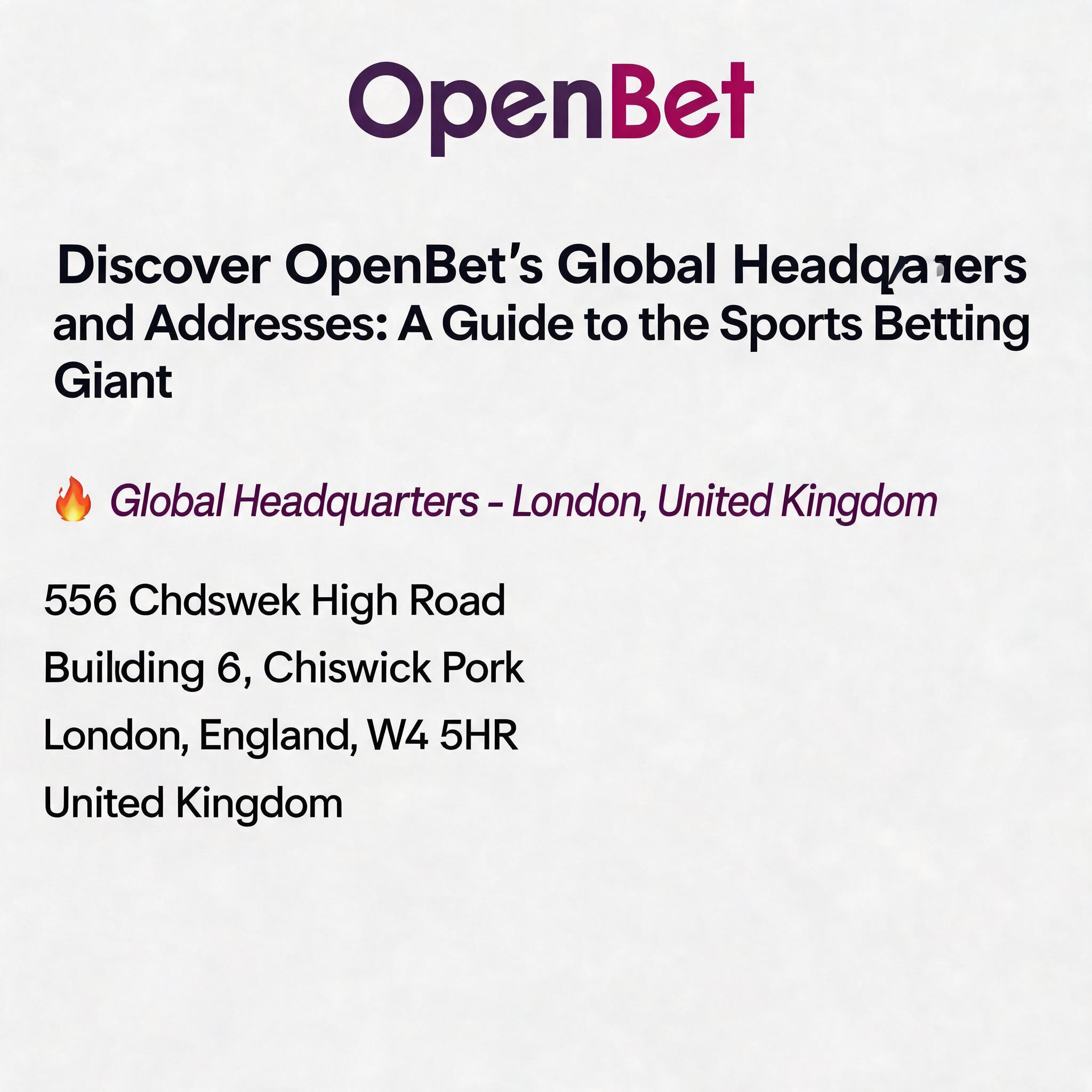 s Global Headquarters and Addresses
