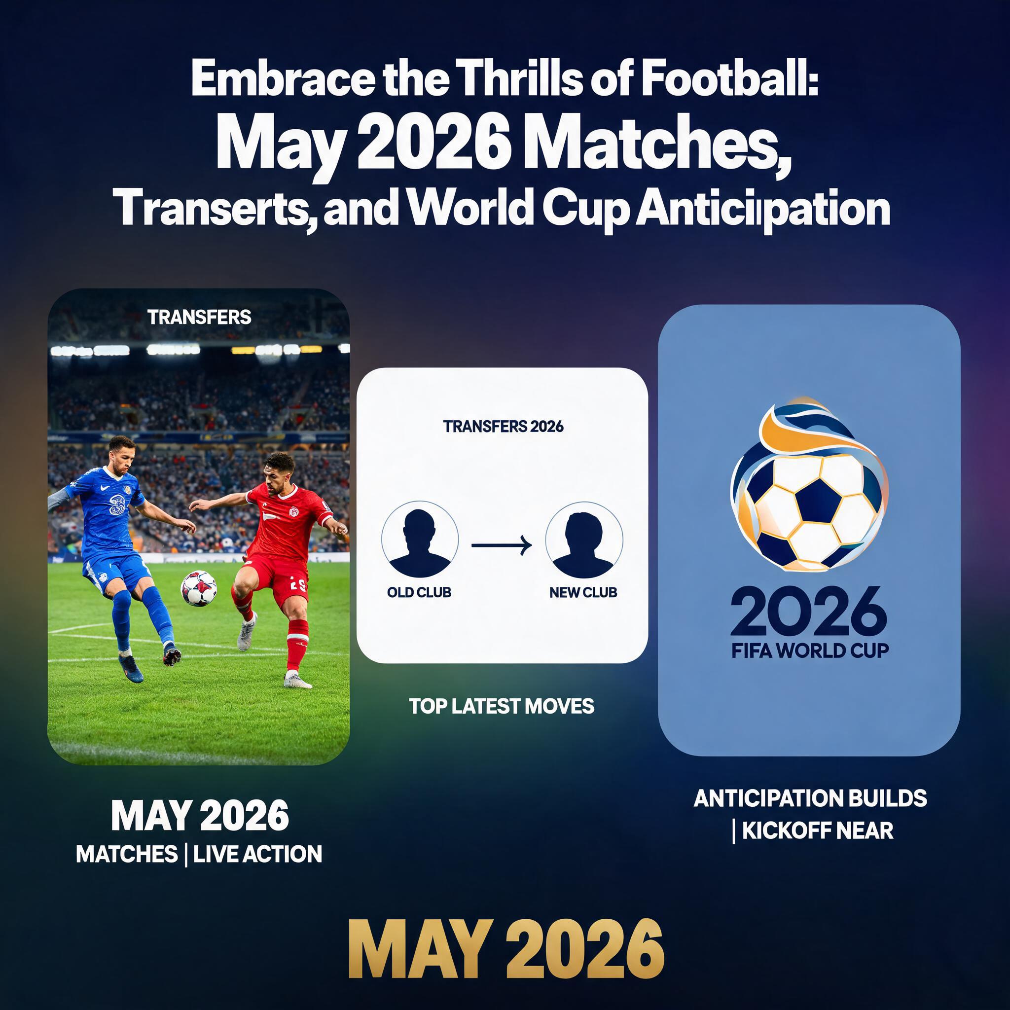 Embrace the Thrills of Football: May 2026 Matches, Transfers, and World Cup Anticipation Embrace the Thrills of Football