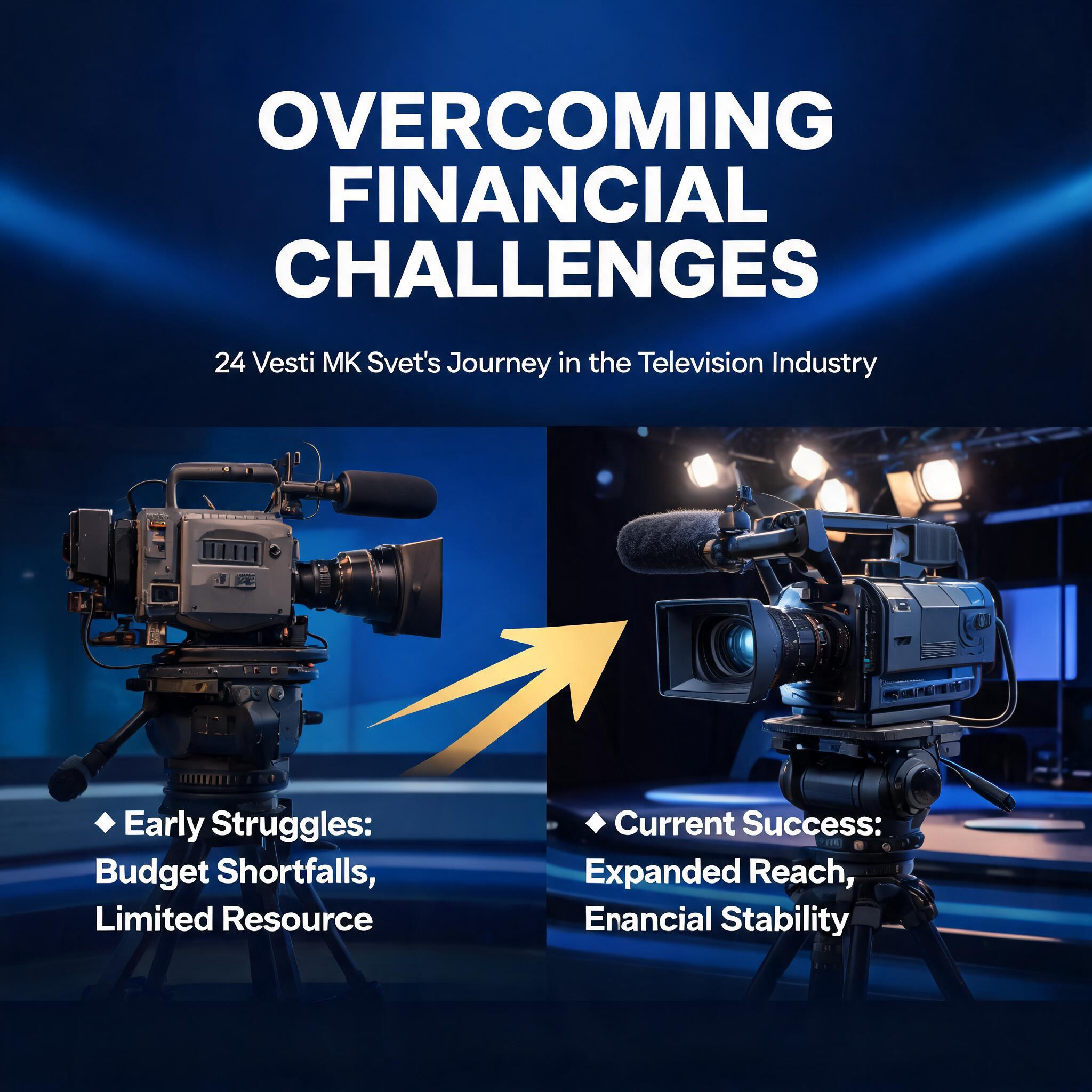 Overcoming Financial Challenges: 24 Vesti MK Svet's Journey in the Television Industry s Journey in the Television Industry