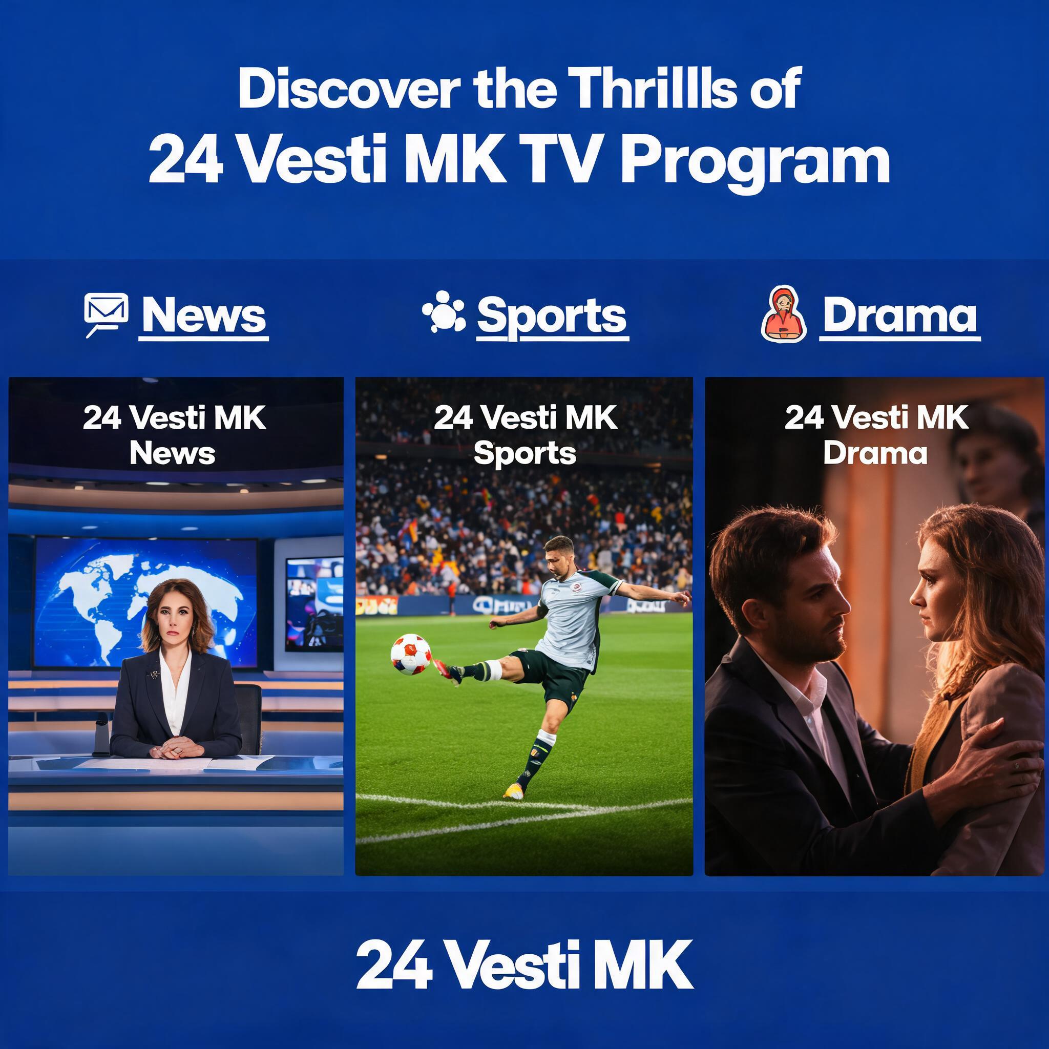 Discover the Thrills of 24 Vesti MK TV Program