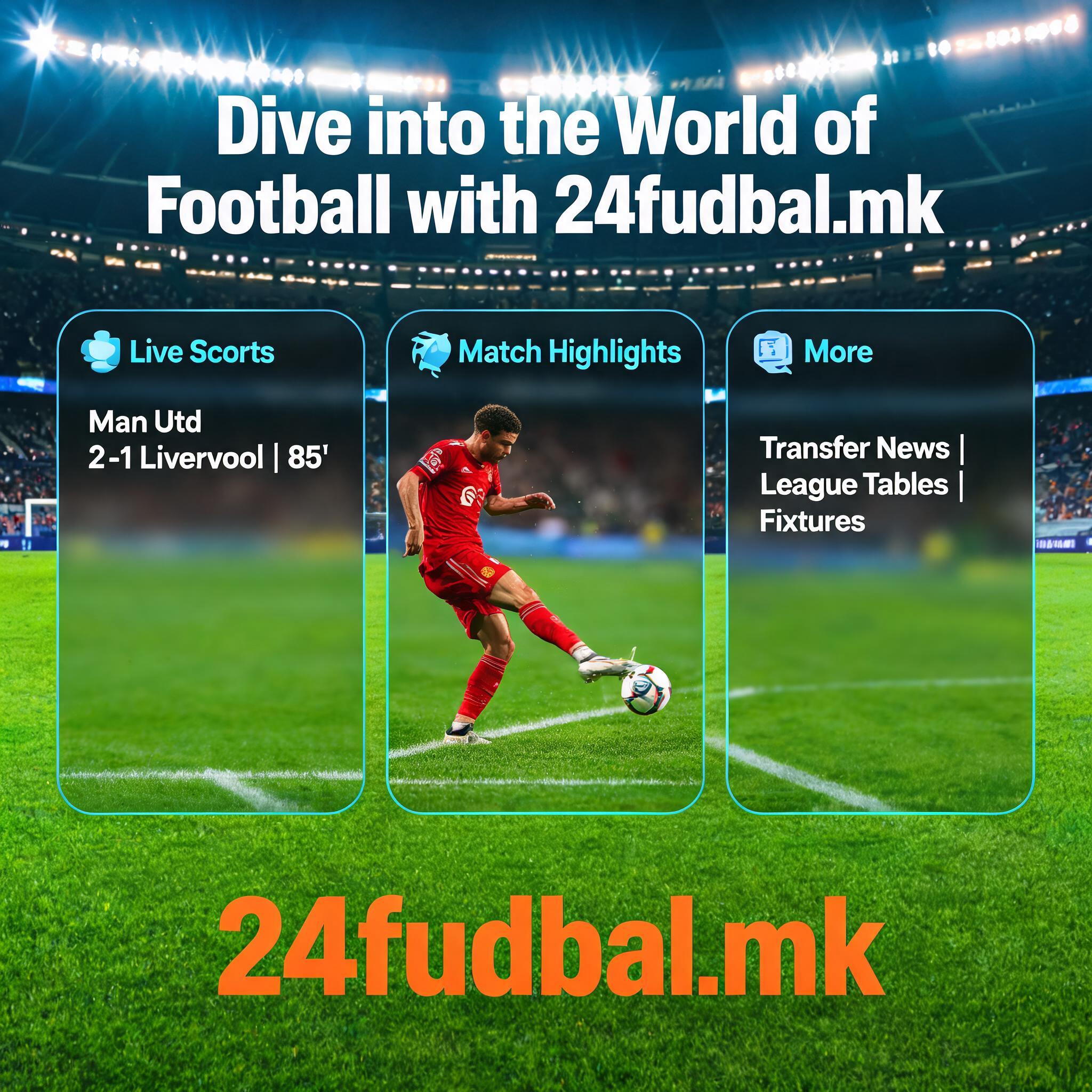 Dive into the World of Football with 24fudbal.mk: Live Scores, Match Highlights, and More! Dive into the World of Football with 24fudbal
