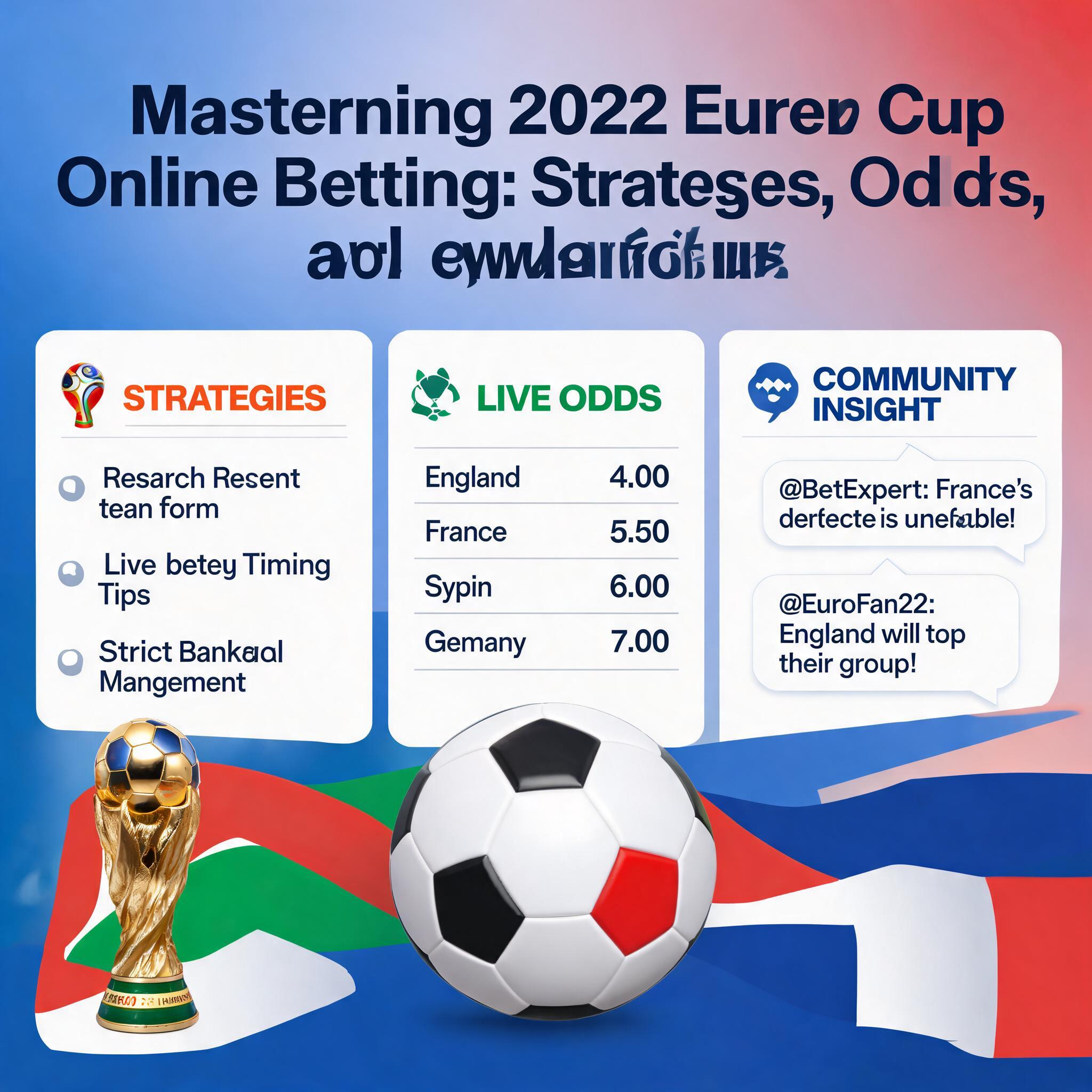Mastering 2022 European Cup Online Betting: Strategies, Odds, and Community Insights Mastering 2022 European Cup Online Betting