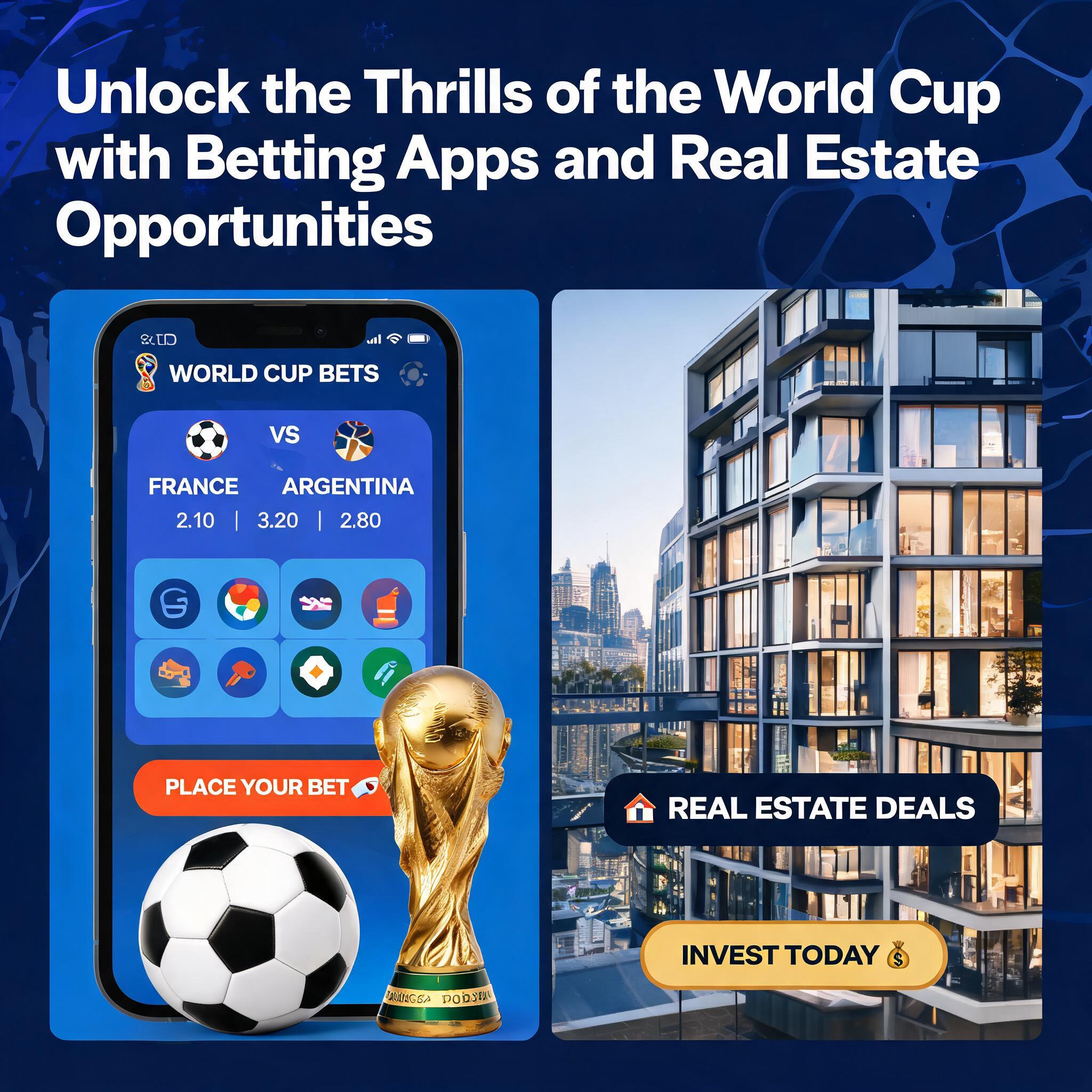 Unlock the Thrills of the World Cup with Betting Apps and Real Estate Opportunities Unlock the Thrills of the World Cup with Betting Apps and Real Estate Opportunities