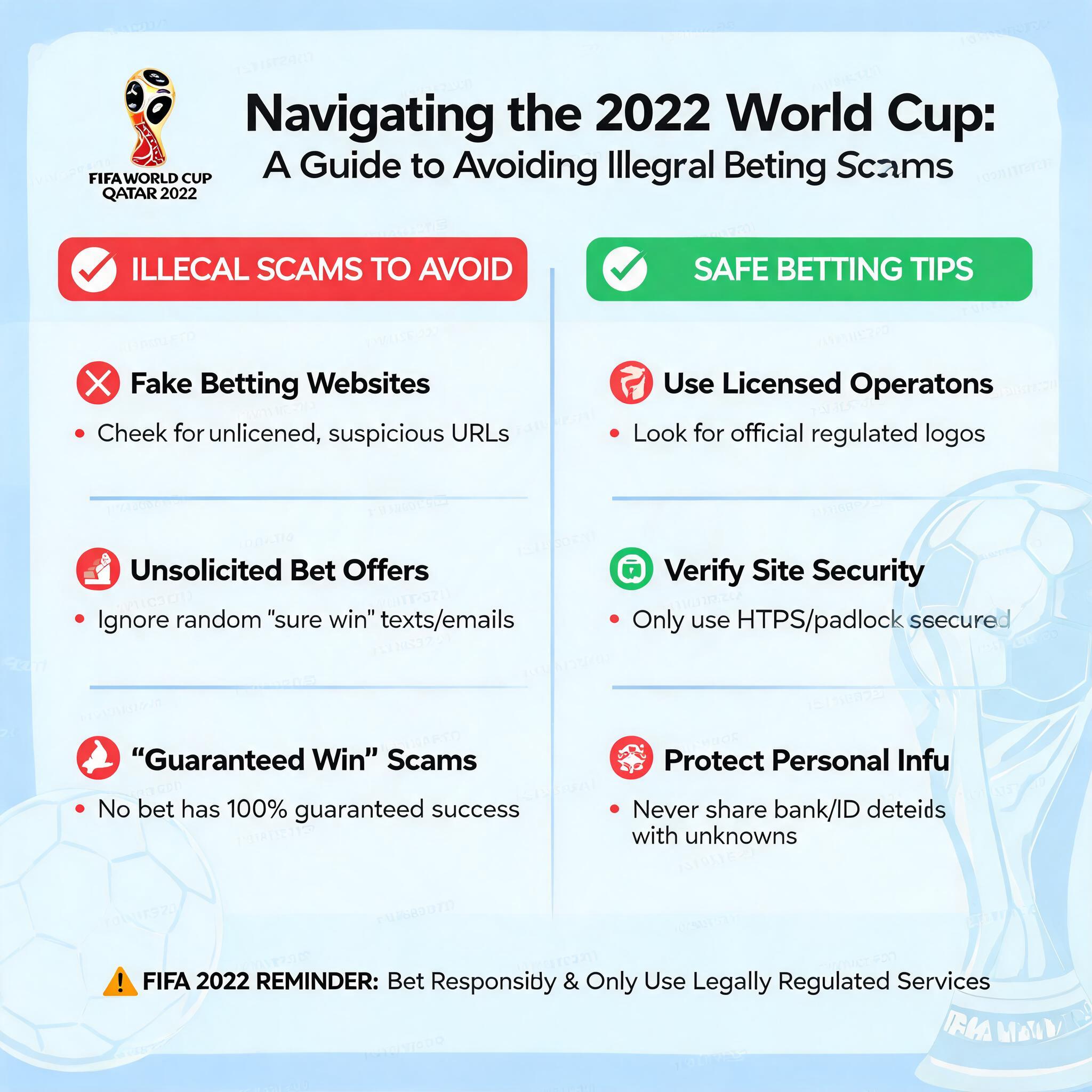 Navigating the 2022 World Cup: A Guide to Avoiding Illegal Betting Scams A Guide to Avoiding Illegal Betting Scams
