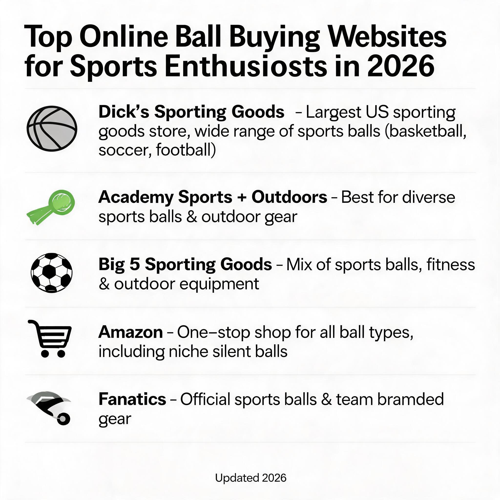 Top Online Ball Buying Websites for Sports Enthusiasts in 2026 Top Online Ball Buying Websites for Sports Enthusiasts in 2026