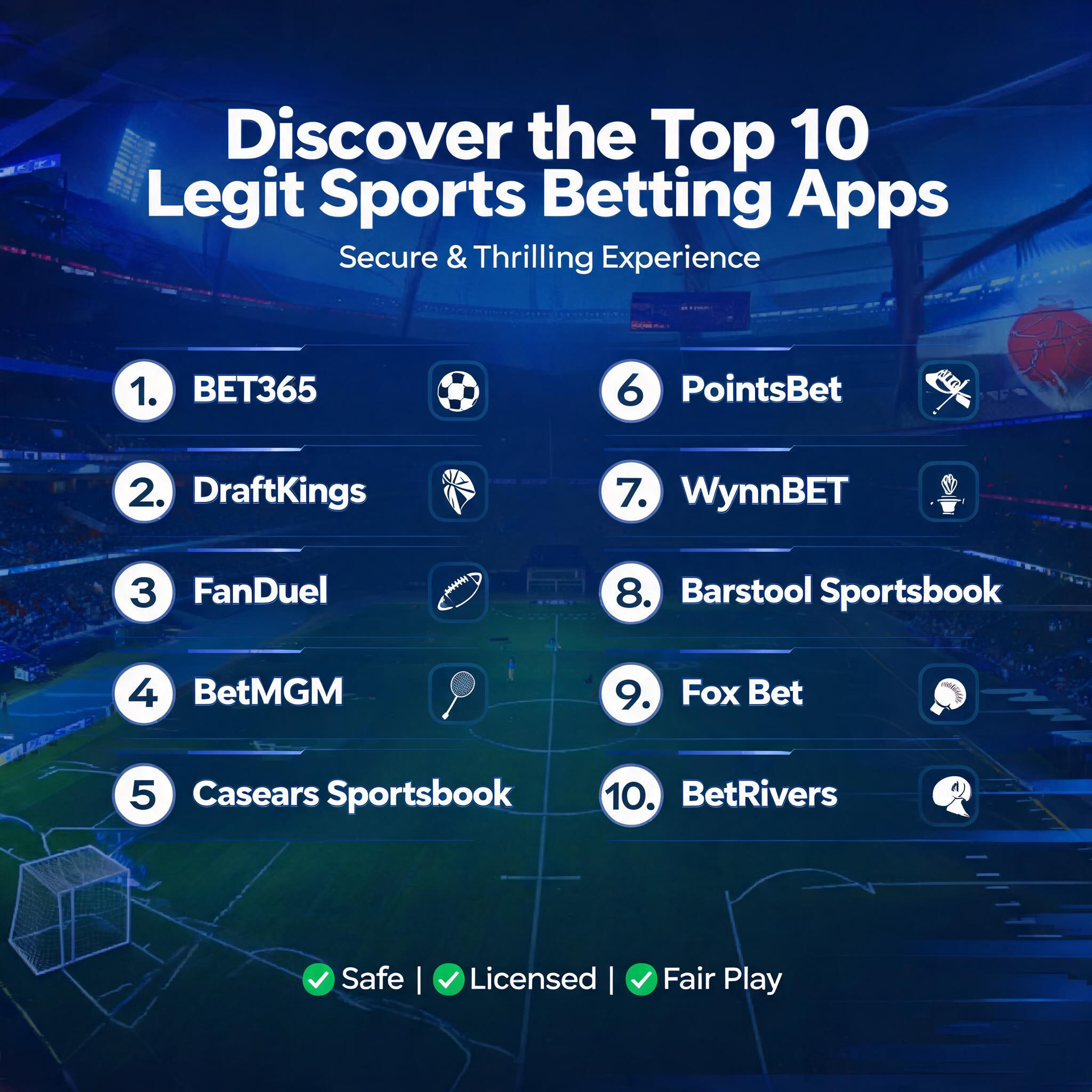 Discover the Top 10 Legit Sports Betting Apps for a Secure and Thrilling Experience Discover the Top 10 Legit Sports Betting Apps for a Secure and Thrilling Experience