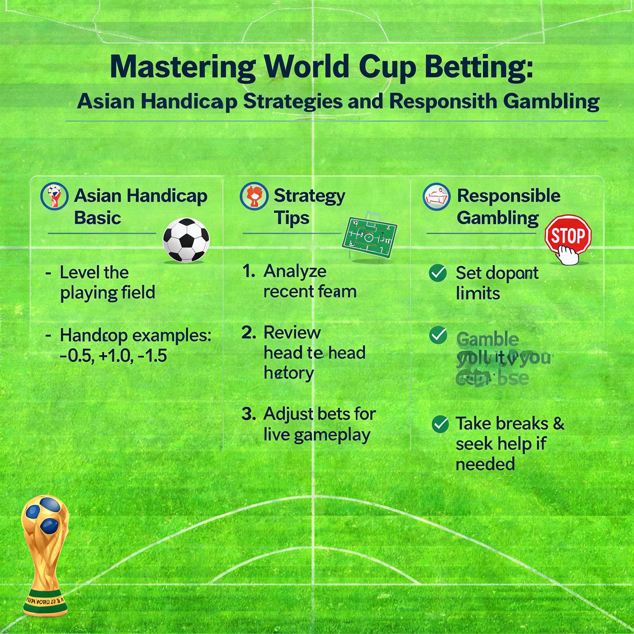 Mastering World Cup Betting: Asian Handicap Strategies and Responsible Gambling Asian Handicap Strategies and Responsible Gambling